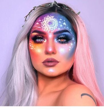 Halloween Makeup Ideas : Celestial makeup art - Miladies.net ...