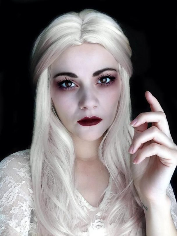 Halloween Makeup : 'White Queen' from Alice in Wonderland. Makeup by ...