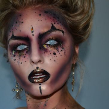Halloween Makeup Ideas : Devil inspired Halloween makeup ...