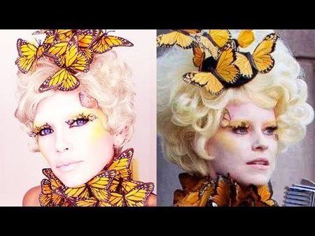 Halloween Makeup Ideas : Hunger Games -Effie Trinket Makeup - # ...