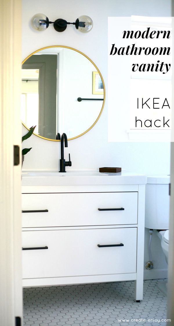 Home Decor Ideas How To Make A Dramatic Modern Bathroom Vanity From A Standard Ikea Sink Cabinet Inspiringpeople Leading Inspiration Magazine Discover Best Creative Ideas