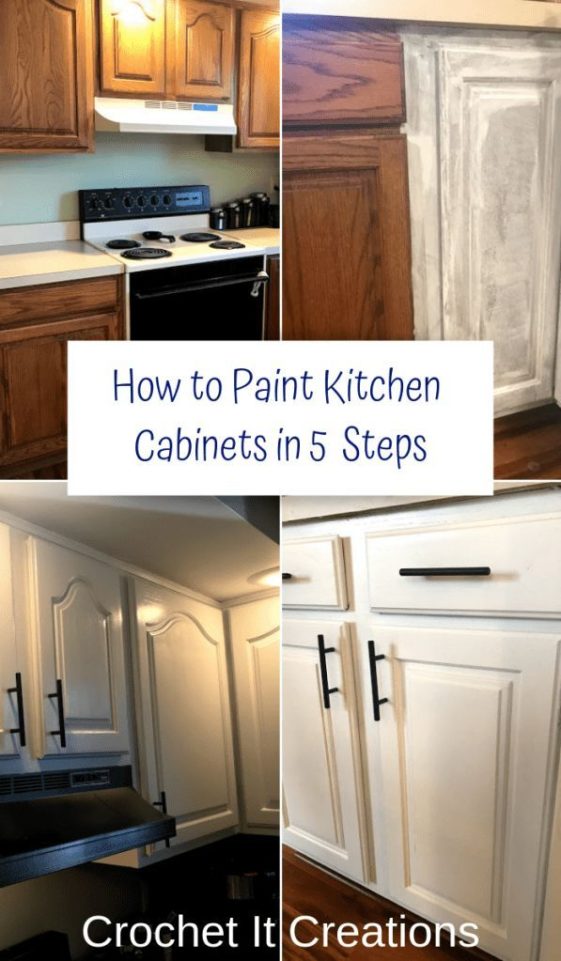 Home Decor Ideas : How to Paint Kitchen Cabinets in 5 Steps ...