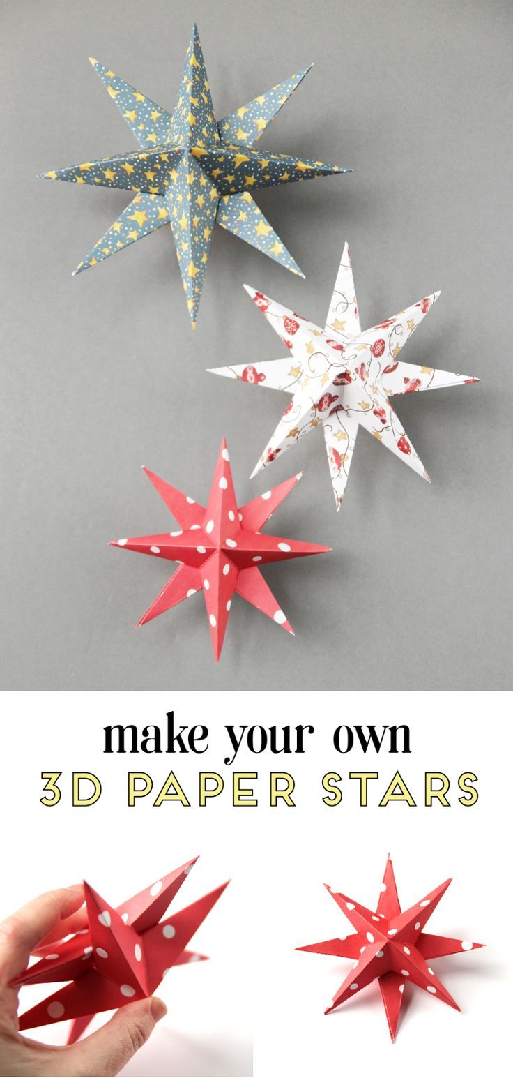 Download Christmas Crafts Diy 3d Paper Star Christmas Decorations Inspiringpeople Leading Inspiration Magazine Discover Best Creative Ideas PSD Mockup Templates