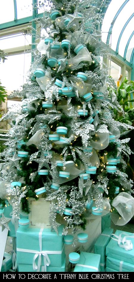 Christmas Tree Themes How To Decorate A Tiffany Blue Christmas